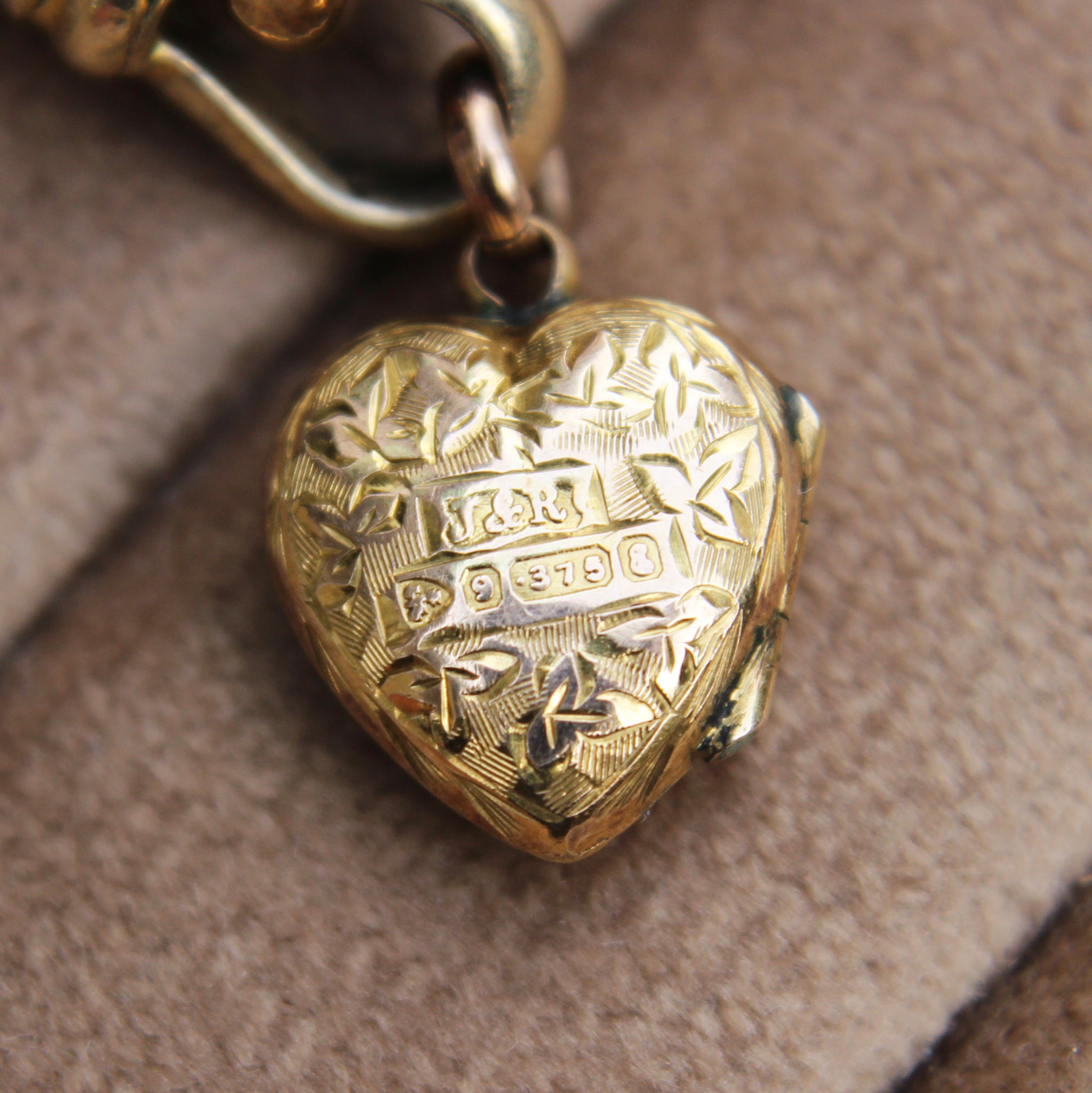 Edwardian Heart Locket Pendant