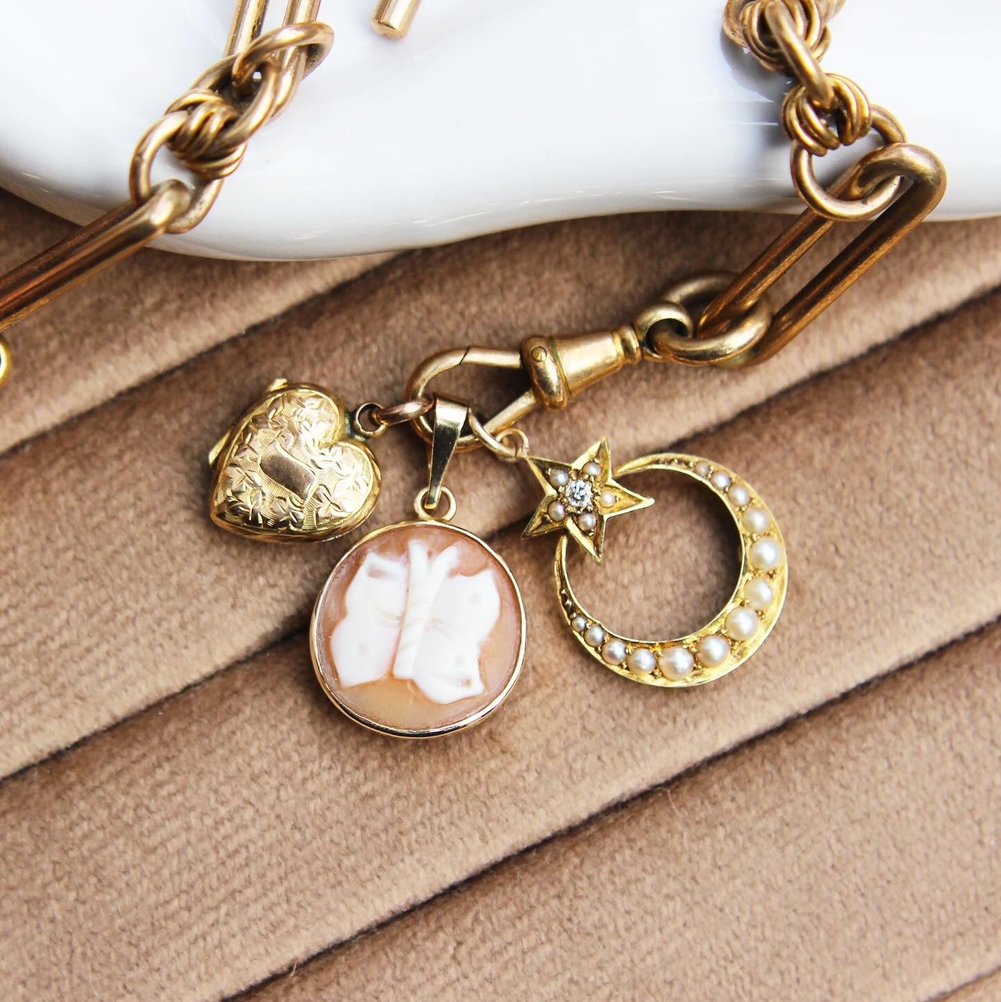 Edwardian Heart Locket Pendant