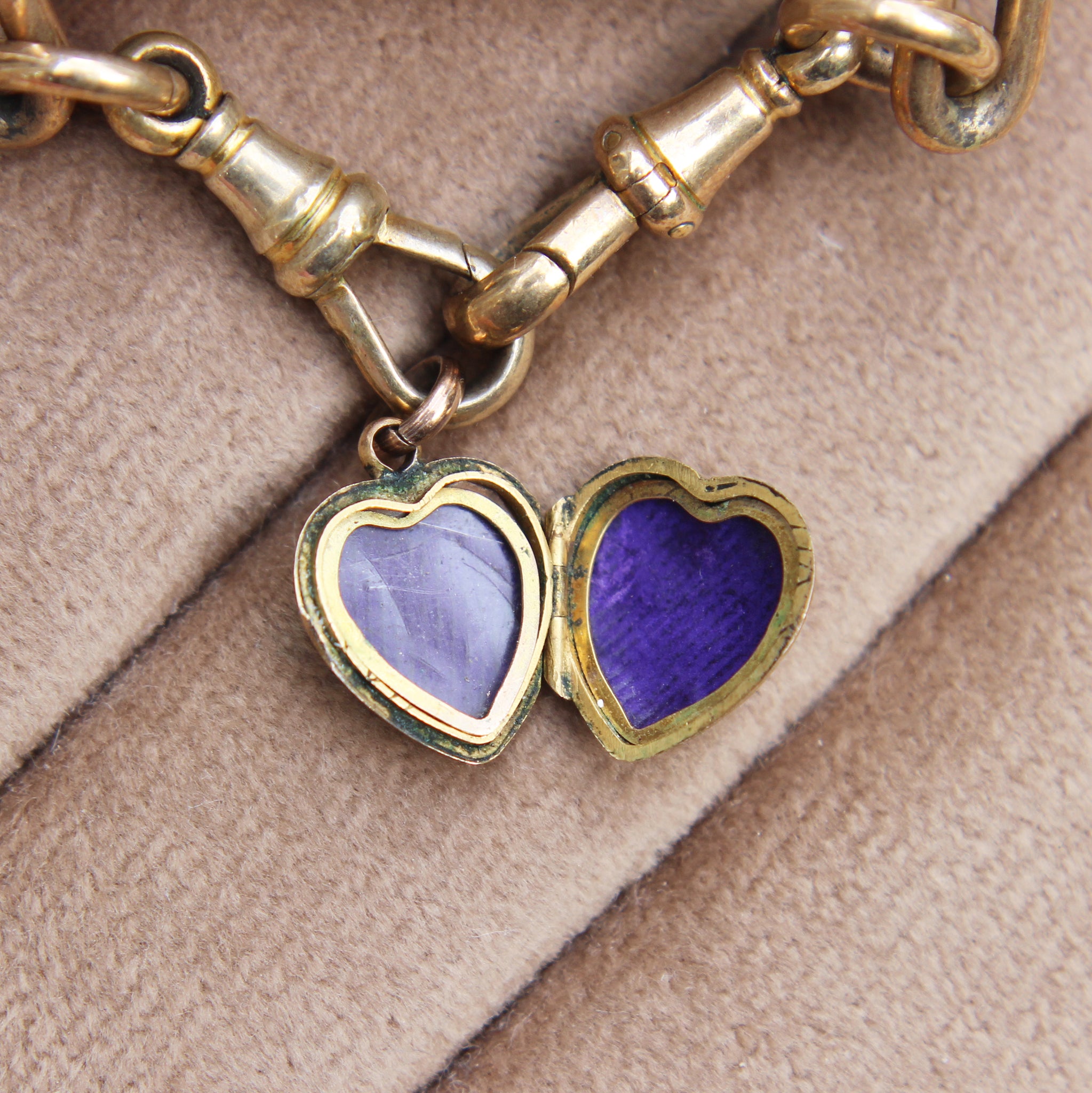 Edwardian Heart Locket Pendant