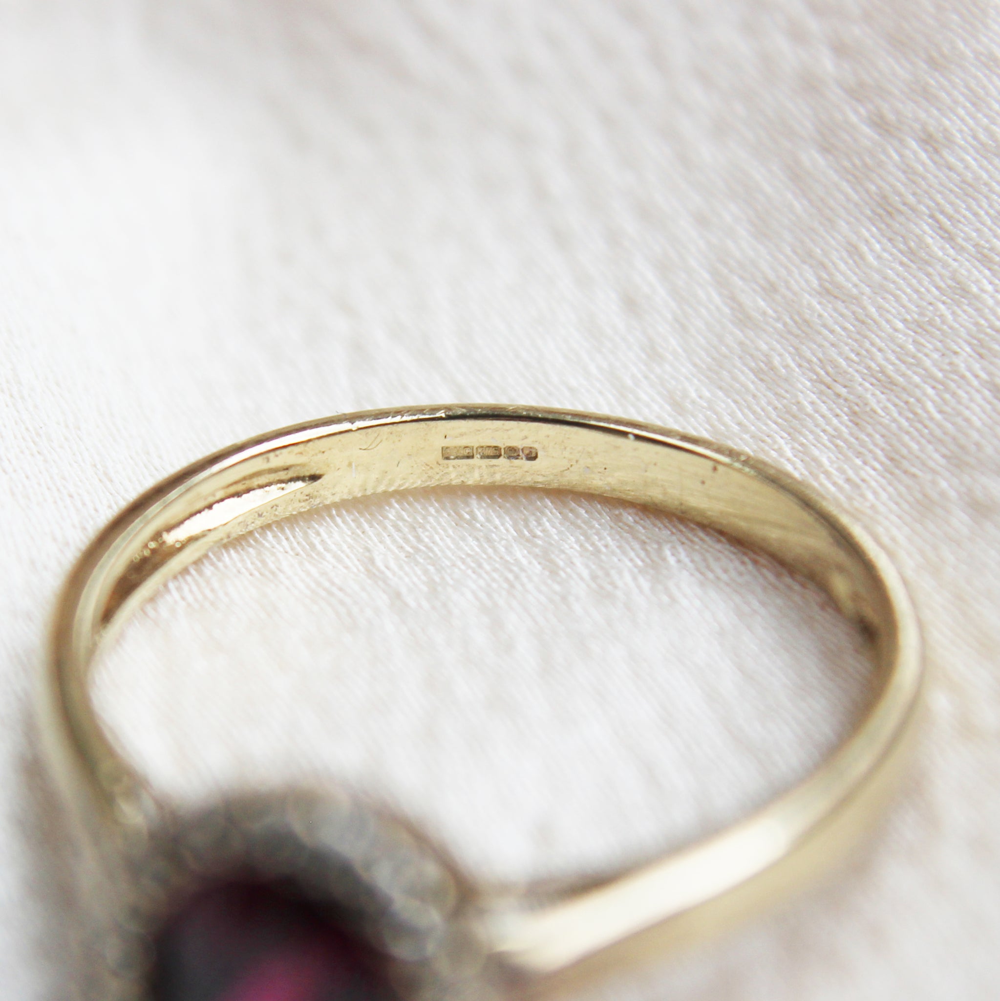 RESERVED Garnet and Diamond Cluster Ring (1st Instalment)