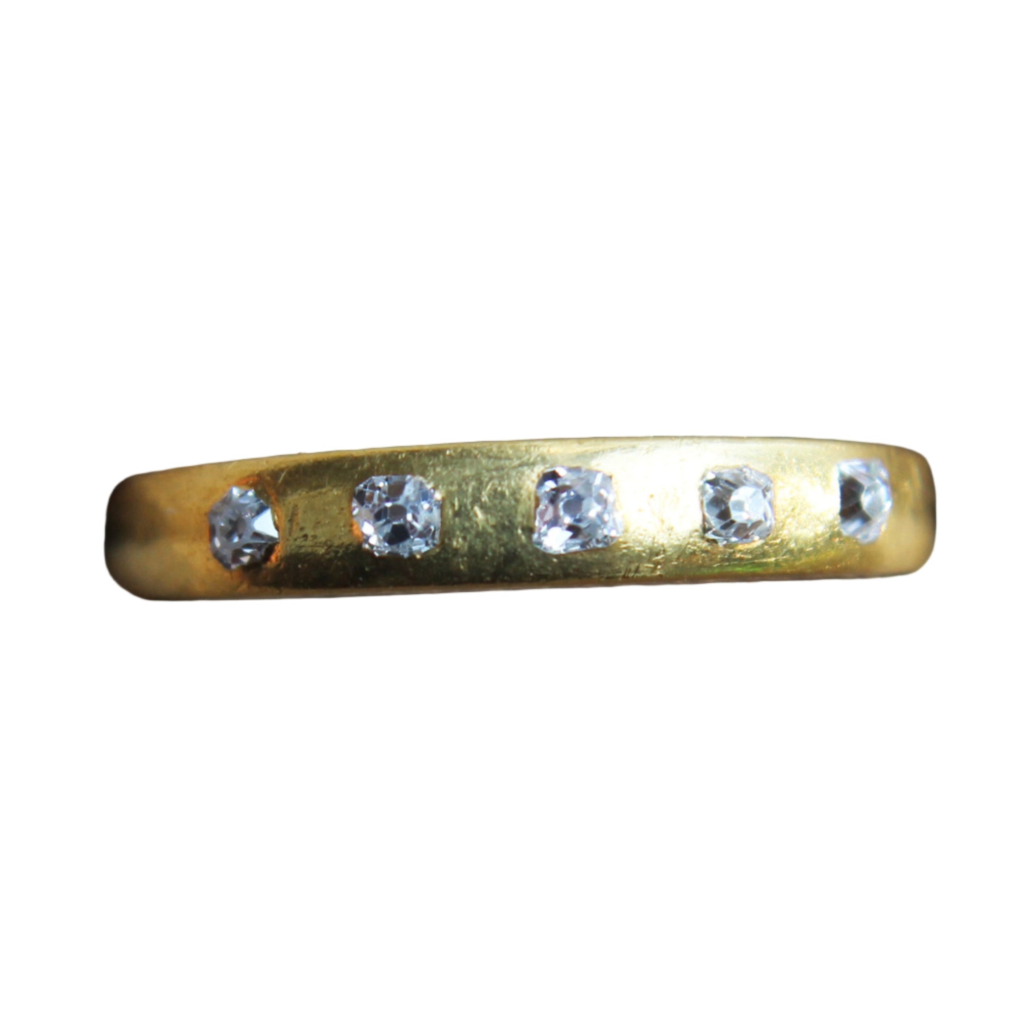 RESERVED Victorian Peruzzi Cut Diamond Five Stone Band (2 of 2 instalments)