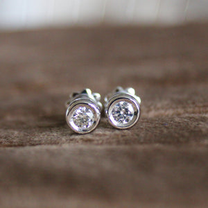 Vintage diamond best sale studs