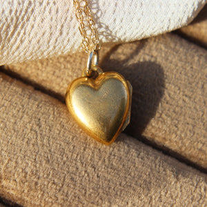 Victorian Old Cut Diamond Heart Locket Pendant