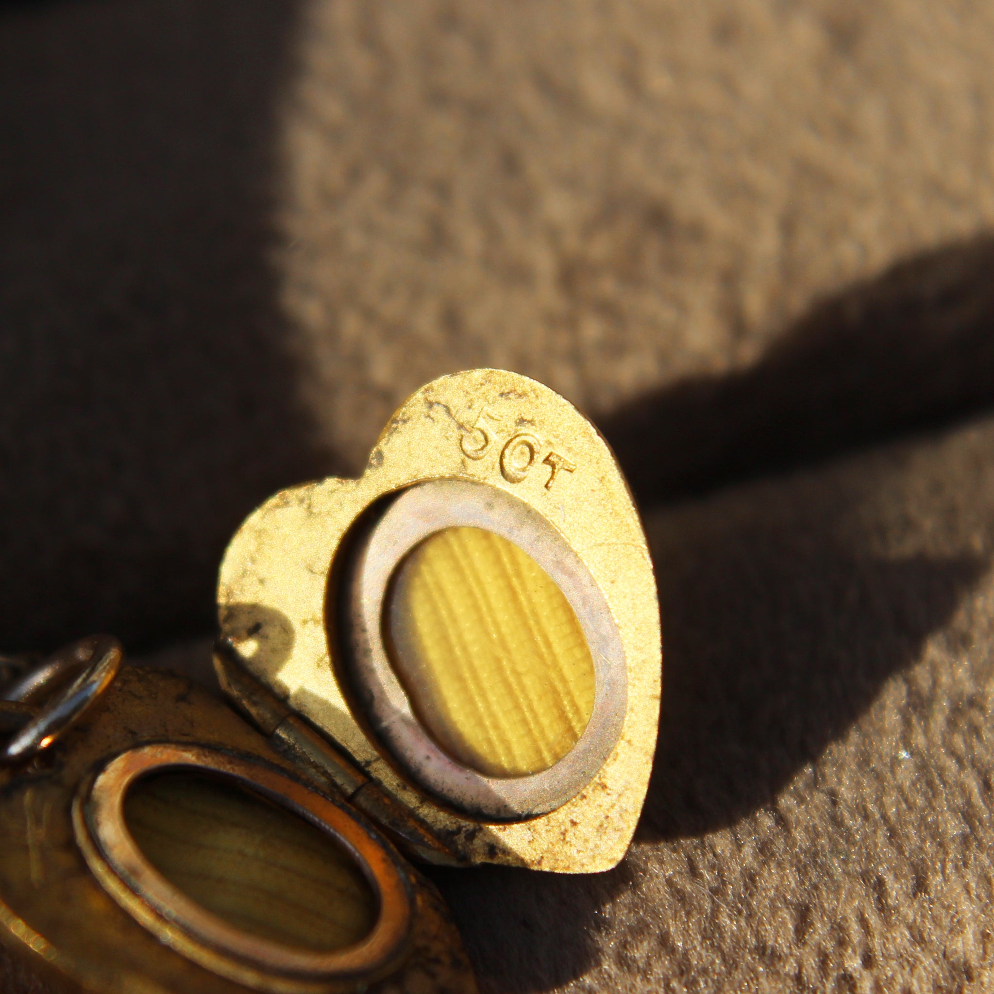 Victorian Old Cut Diamond Heart Locket Pendant