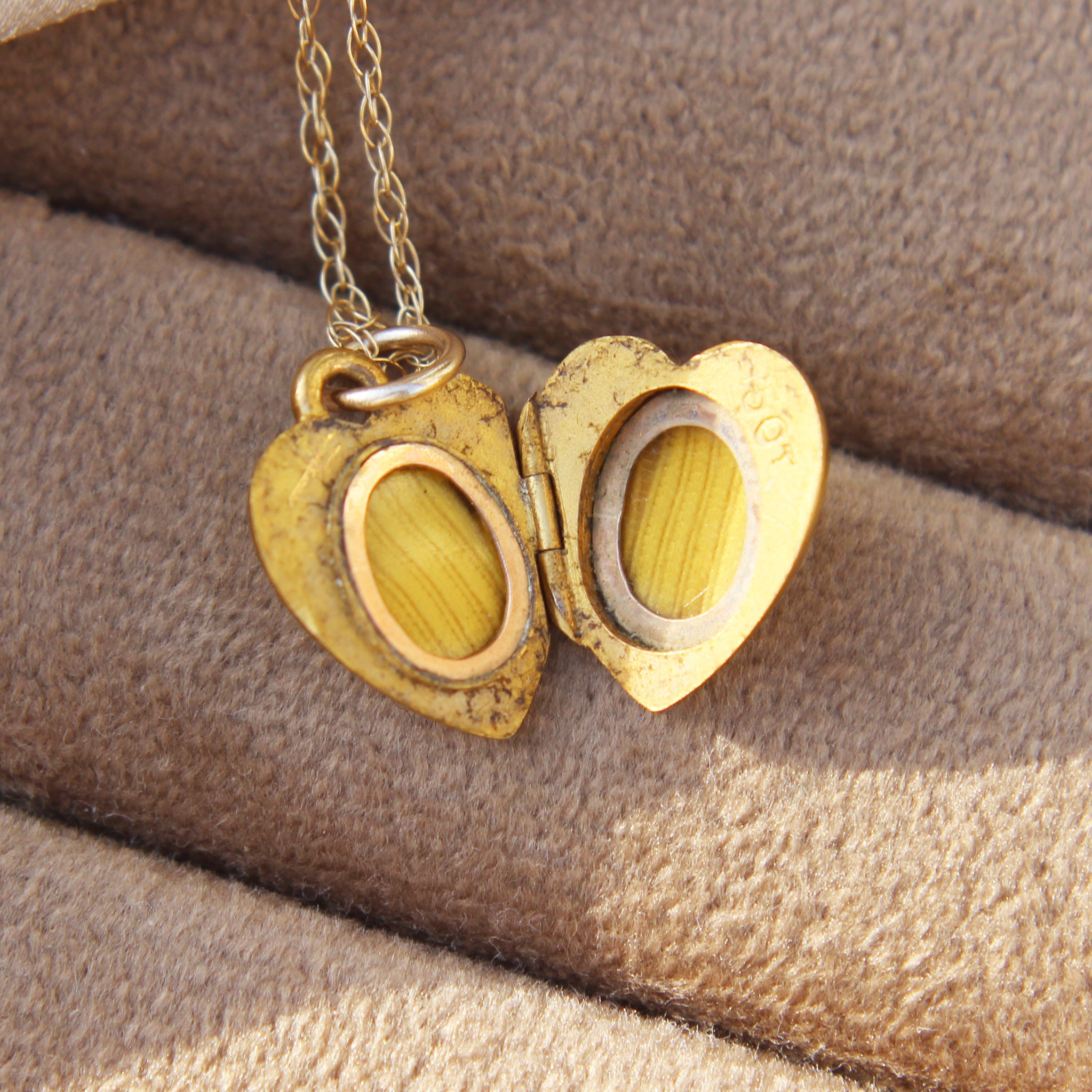 Victorian Old Cut Diamond Heart Locket Pendant
