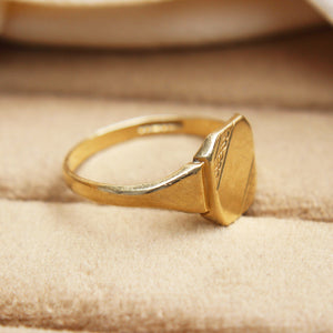 Vintage Rectangular Signet Ring