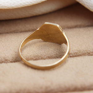 Vintage Rectangular Signet Ring