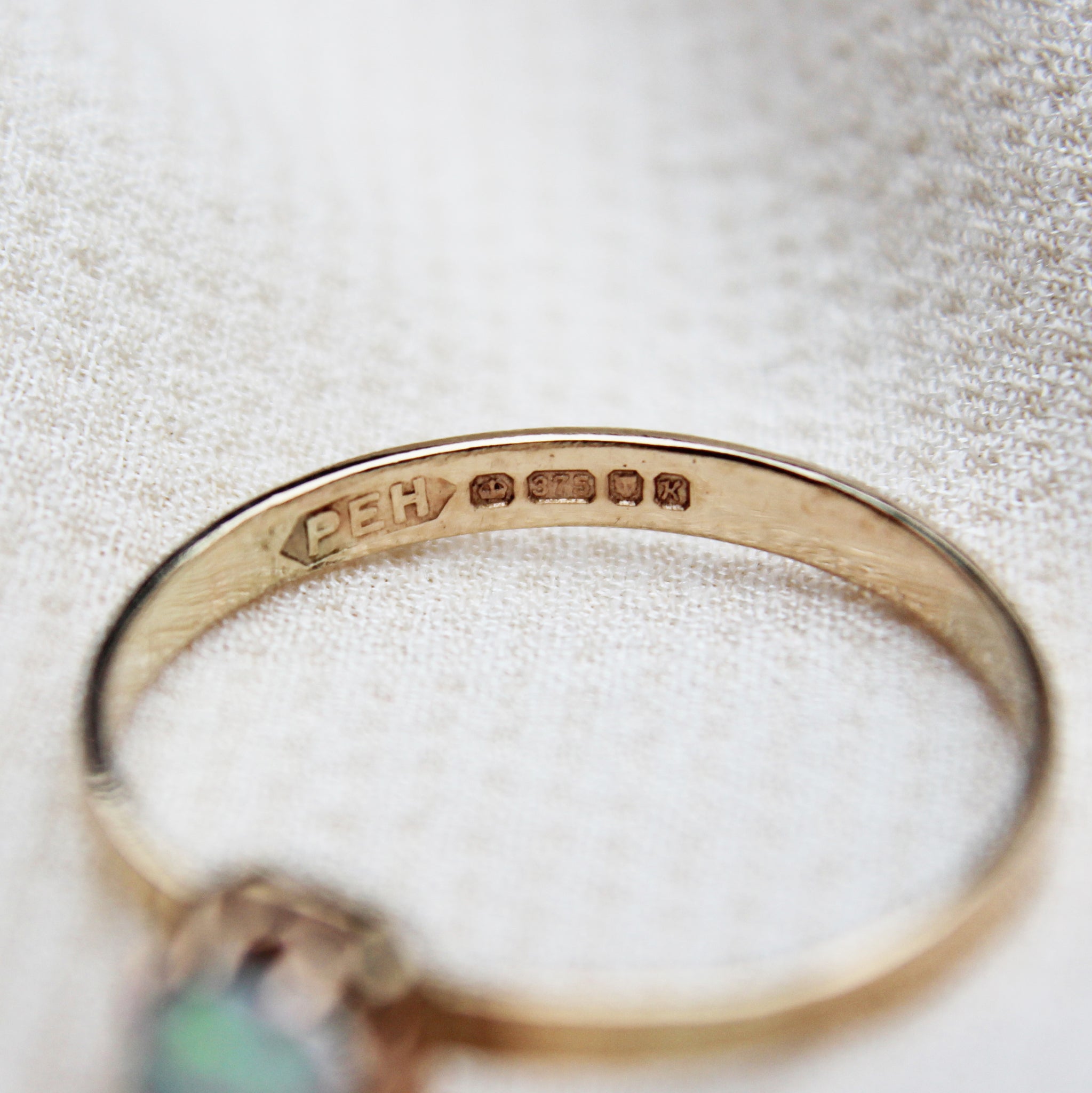 Vintage Opal Solitaire Ring