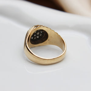Vintage 1970s Diamond Cluster Ring