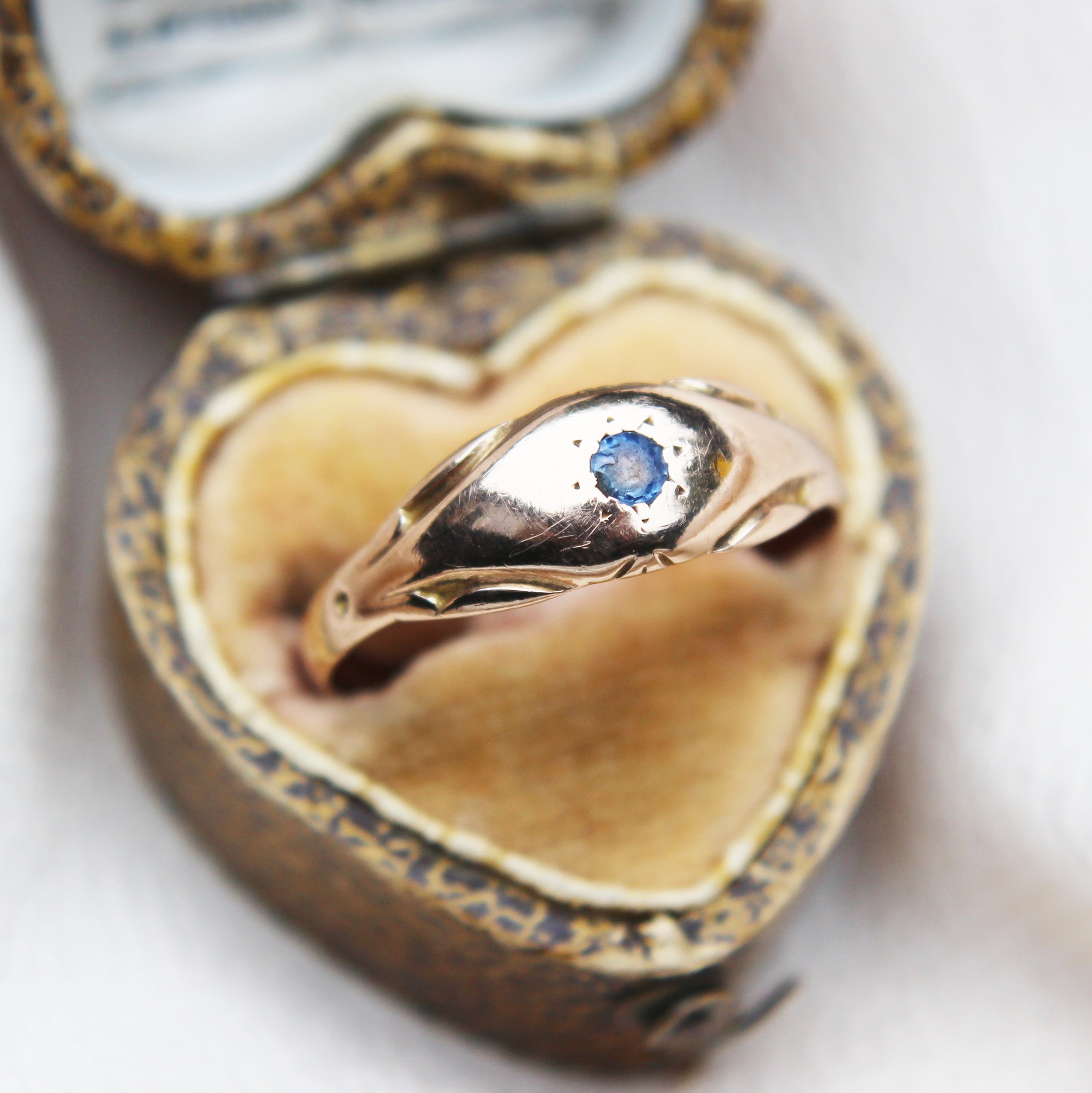 Edwardian Sapphire Solitaire Ring
