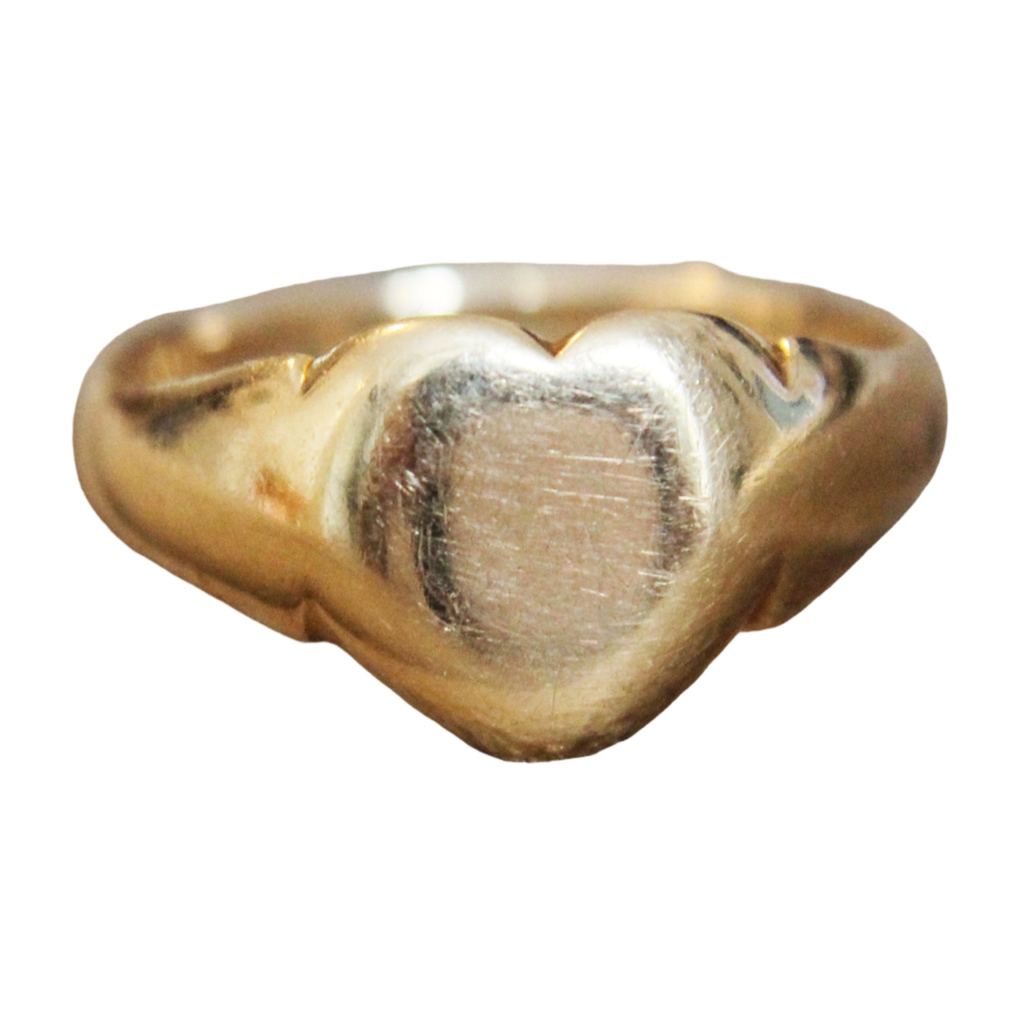 2x Edwardian Heart Shaped Signet Ring and Star Locket