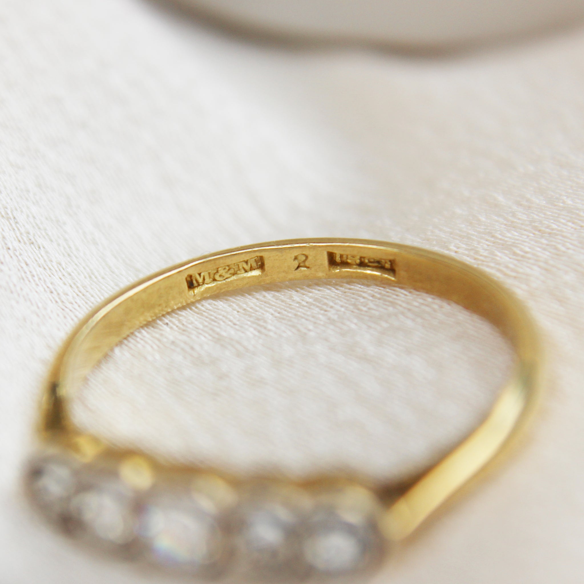 Edwardian Old Cut Diamond Five Stone Ring