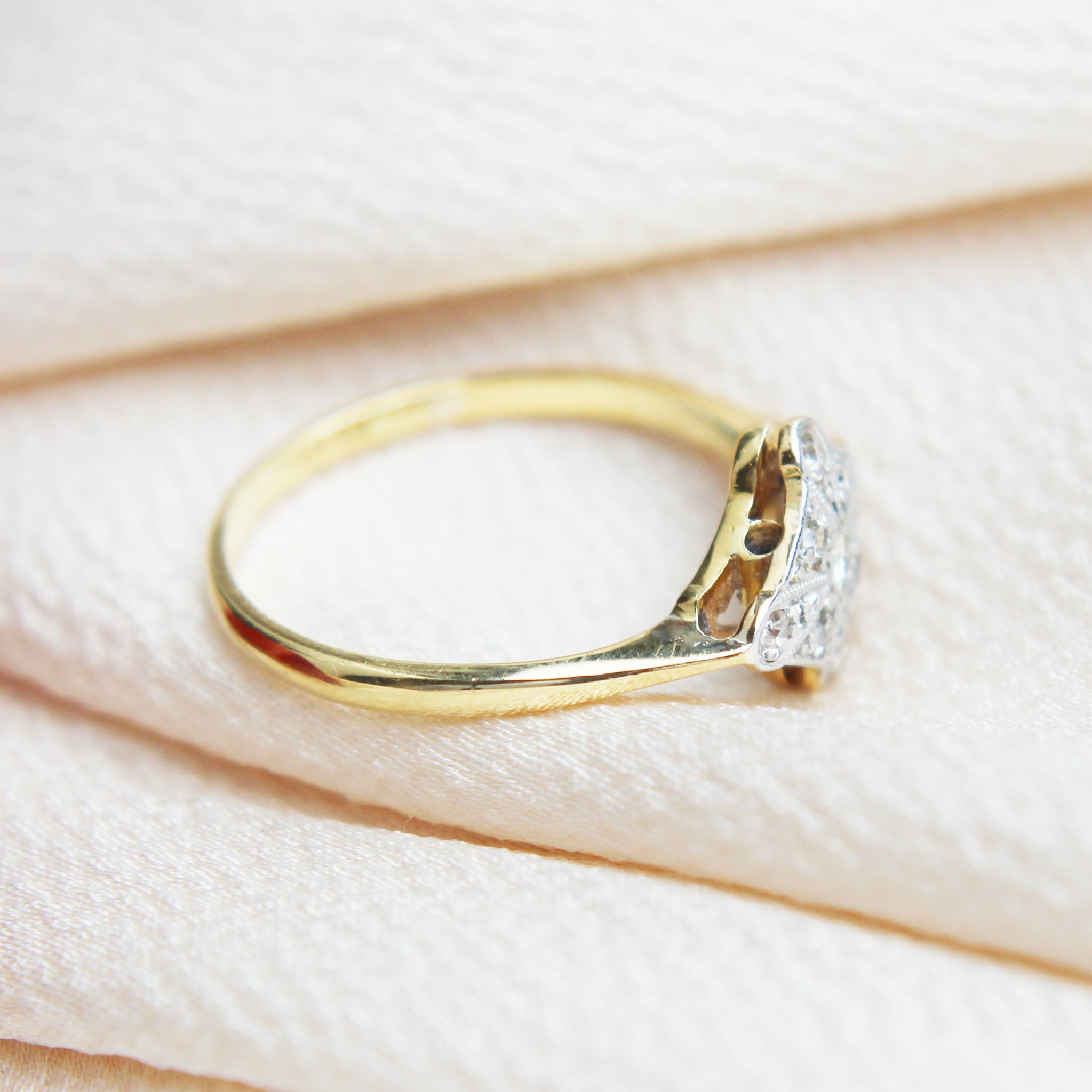 Art Deco 1930s Diamond Cluster Ring