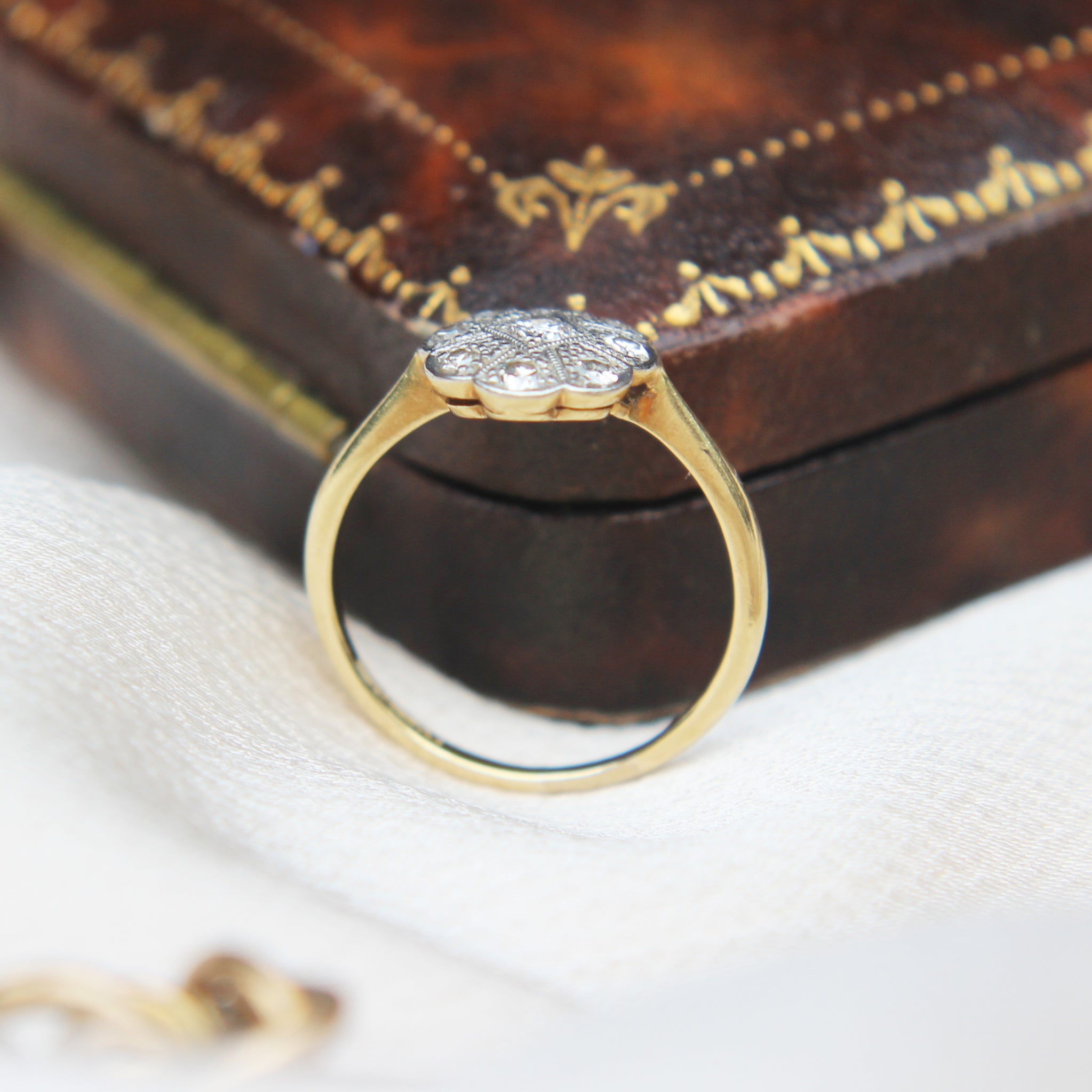 Art Deco Diamond Cluster Ring