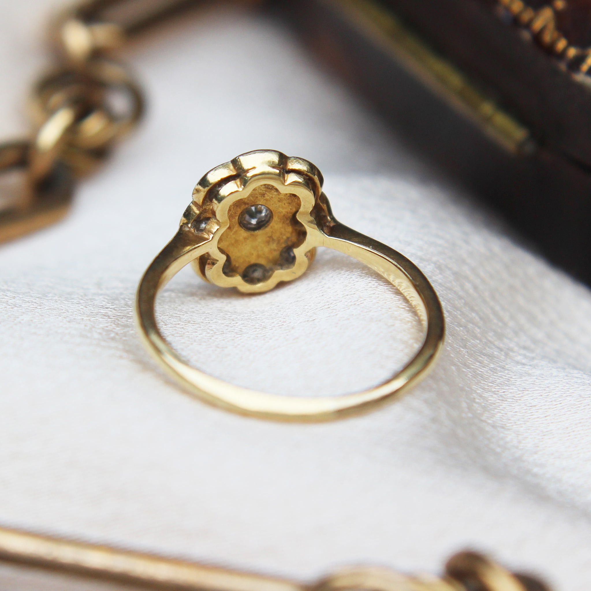 Art Deco Diamond Cluster Ring