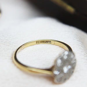 Art Deco Diamond Cluster Ring